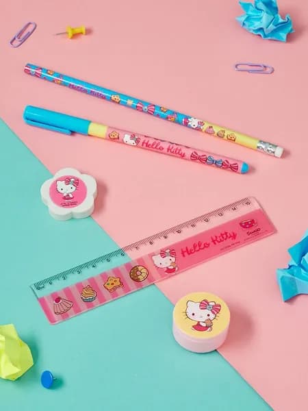 Канцелярский набор для девочек в школу Hello Kitty, Остров Мечты