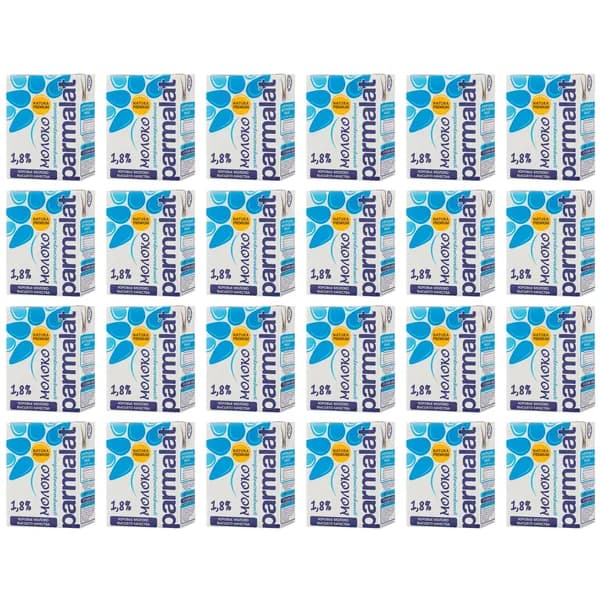 Parmalat Молоко ультрапастеризованное, 1,8 %, 200 мл, 24 шт