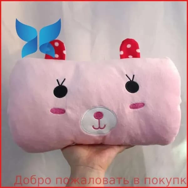 Подушка для детей  20x30 см, Мягкая жесткость, Искусственный пух