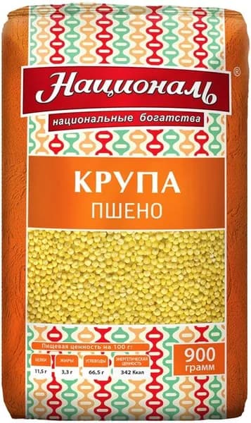 Националь Пшено, 900 г /