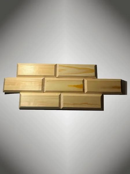 Деревянные заготовки "Плитка" 12х4,5х1,3см (5шт)