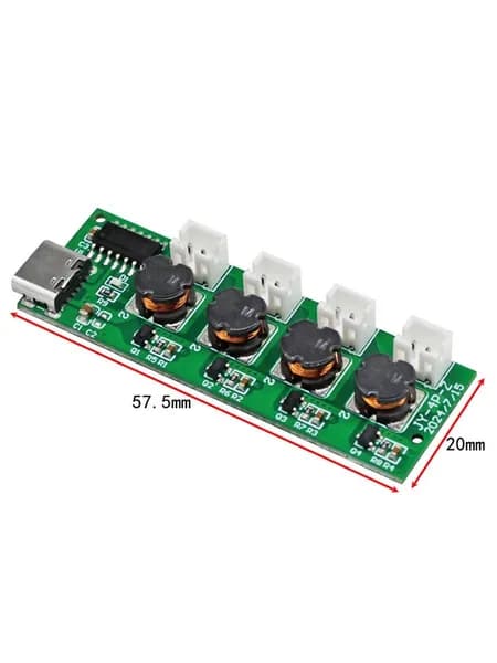 Подходит для четырех распылительных головок, USB-модуля увлажнителя и аксессуаров Модуль драйвера распылителя
