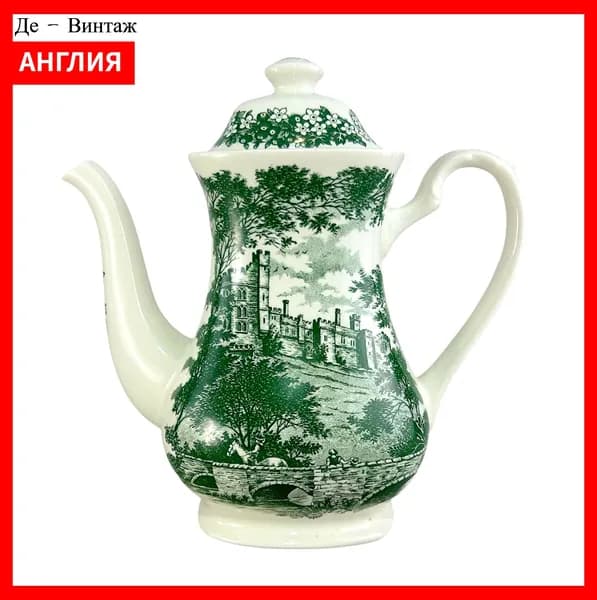 Чайник, заварник Альфред Меакин, Веселая Англия, Замок Хаддон Холл,винтаж. Англия
