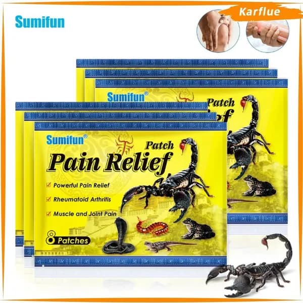 Пластырь Sumifun, 8 штук, эффективное обезболивание, для лечения суставных болей