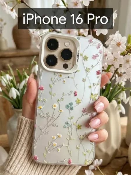 Чехол на iPhone 16 Pro Полевые цветы 1B
