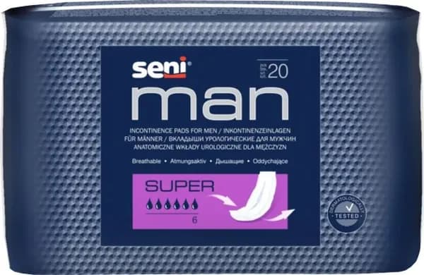 Seni вкладыши урологические для мужчин Seni Man Super, 20 штук