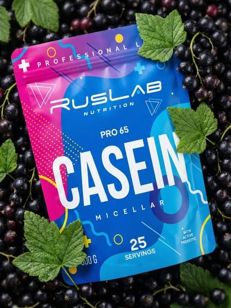 Micellar CASEIN PRO 65,казеиновый протеин,белковый коктейль (800 гр),черная смородина