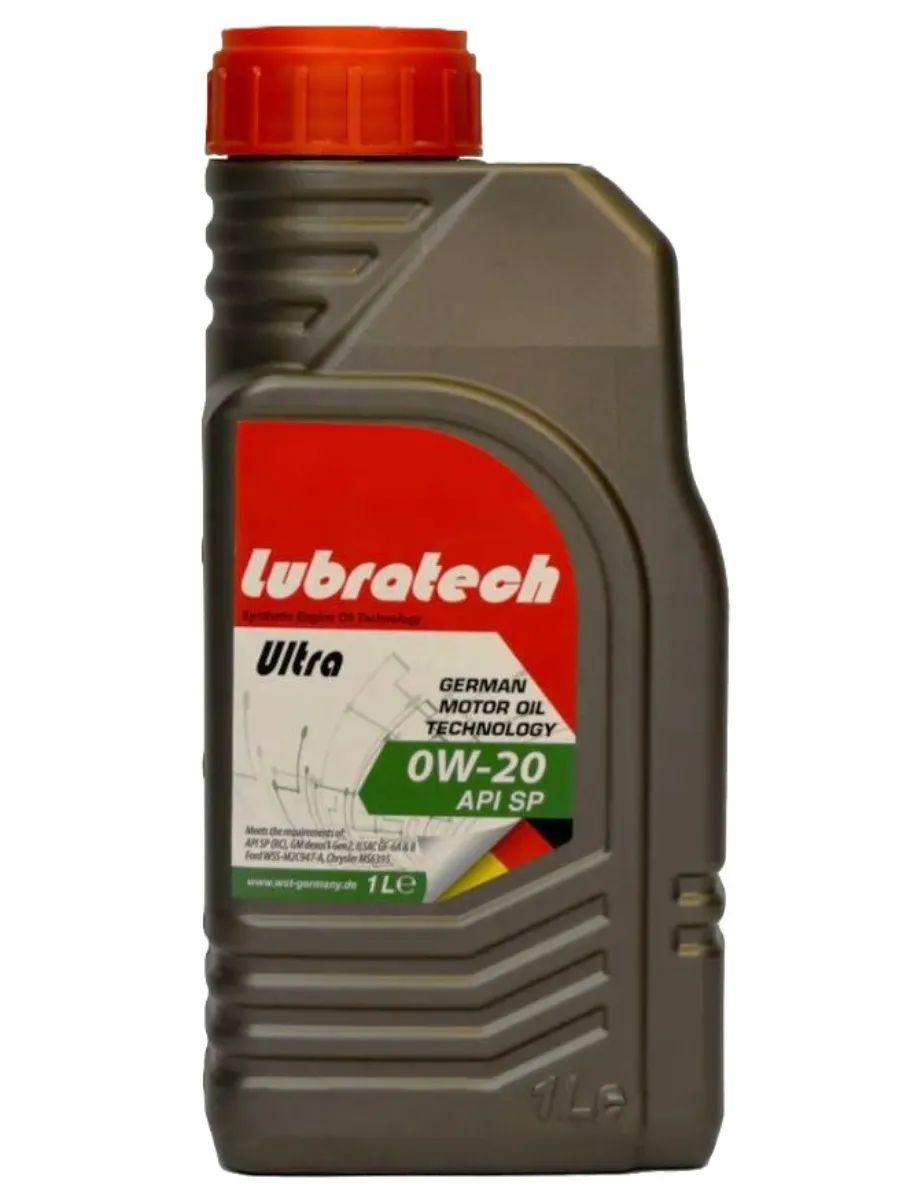 Lubratech 0W20 ULTRA 0W-20 Масло моторное, Синтетическое, 1 л