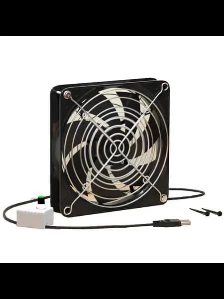 Вентилятор вытяжной USB 8см для курятника