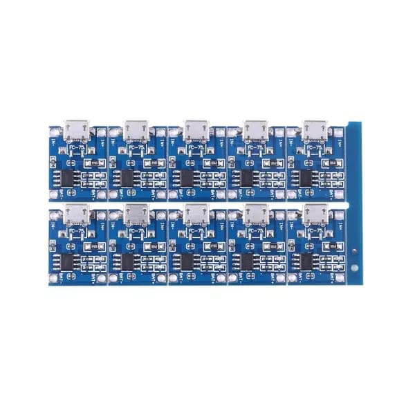 Зарядный модуль TP4056 для Li-ion, вход Micro-USB, ток 1 А