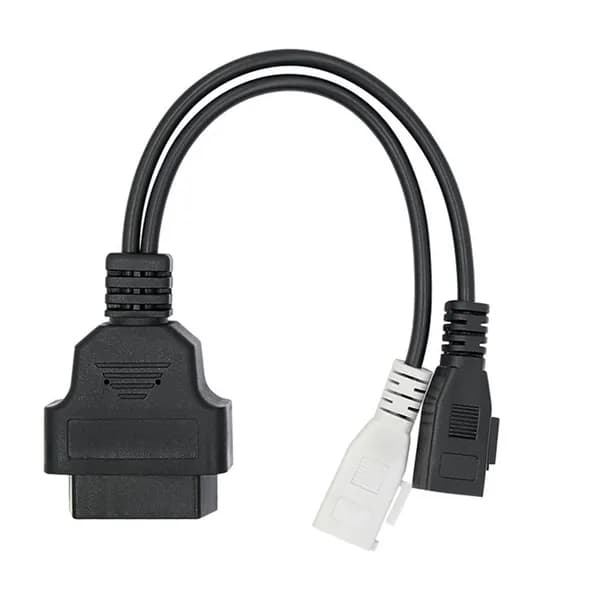 Кабель OBD II OBD2 2 X 2Pin к OBD2 16Pin Женский соединительный кабель Диагностический адаптер для Audi VAG Seat Skoda