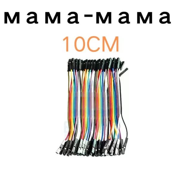 40 шт мама-мама (10CM) перемычки для макетных плат Перемычки DuPontA