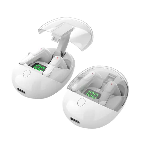 Наушники беспроводные с микрофоном PRO one, Bluetooth, USB Type-C, белый