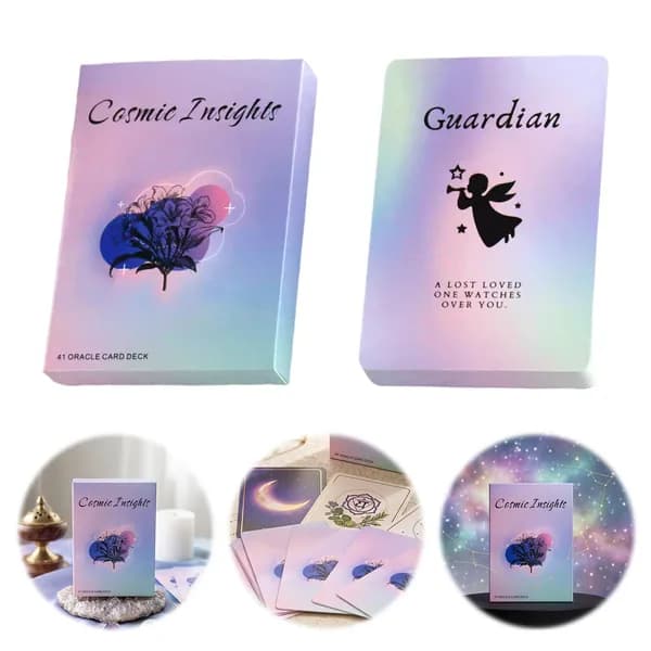 Колода Таро и оракула Cosmic Insight Cards 78 карт, мелованная бумага