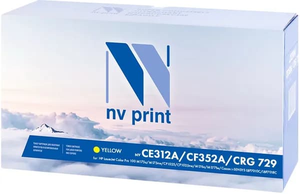 Картридж NV Print CE312A/CF352A/729Y, желтый, для лазерного принтера