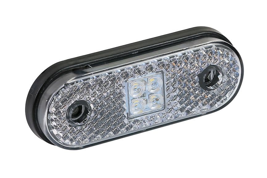 Фонарь маркерный белый LED 100.3731-01 (12-24В)