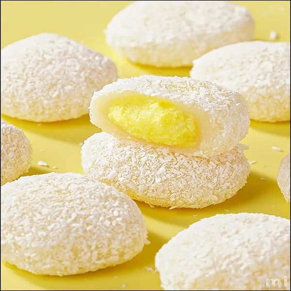 фруктовая начинка Пирожные профитроли с дурианом и молоком