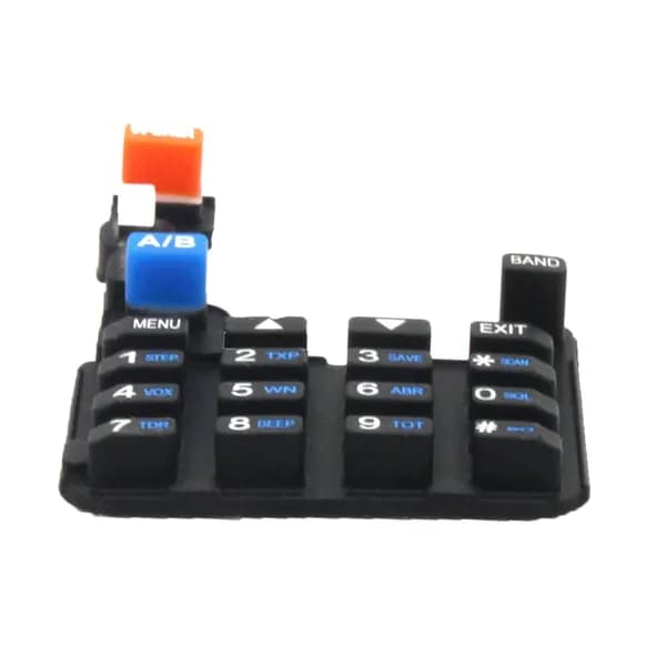 Цифровая клавиатура для рации Baofeng UV-5R, UV-5RA, UV-5RC, UV-5RE, силиконовая, 2 шт.