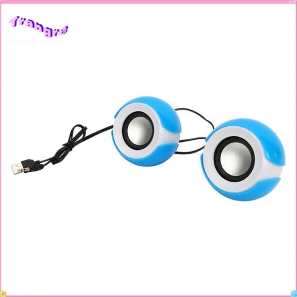 USB мини-колонки, яркий дизайн, для компьютеров и ноутбуков