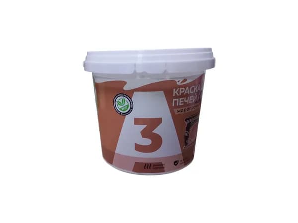 Краска А 3 для печей и каминов 1,3кг (шт)
