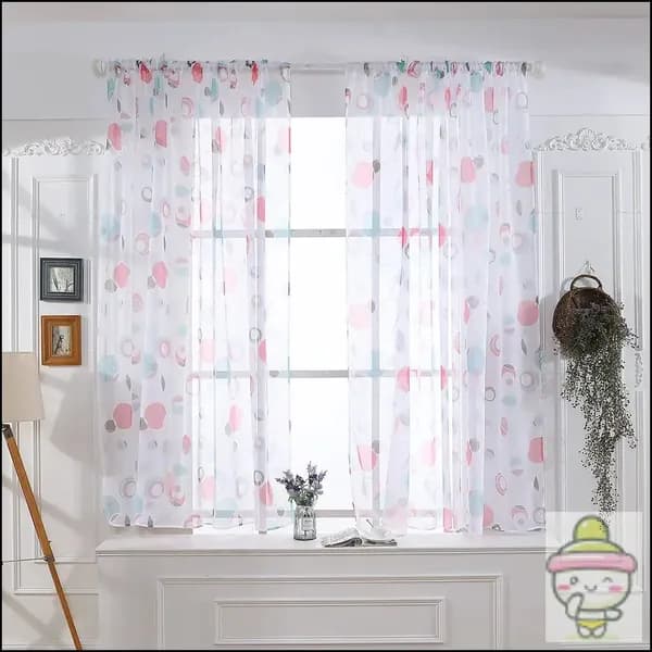 Тюль  100x130 см красный