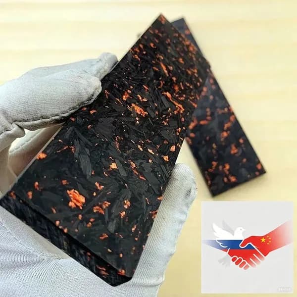 1 кусок накладки из углеродного волокна для держателя инструмента, 135*40*2.5 мм