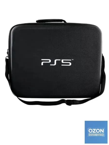 Сумка для PlayStation 5 жесткий чехол переноска для консоли PS5 и контроллеров водонепроницаемая дорожная сумка для хранения PS5