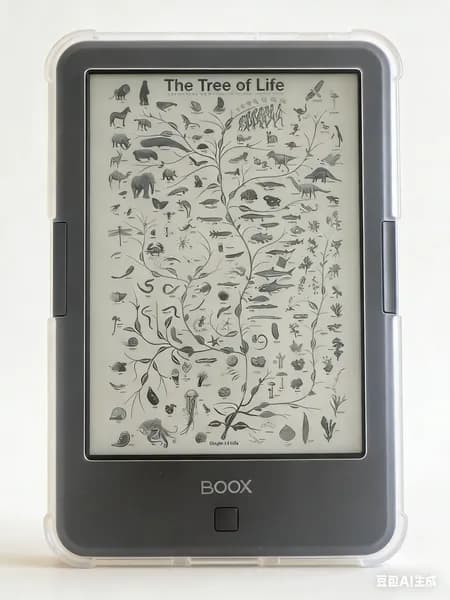 BOZHUORUI Прозрачный чехол для 6-дюймового Boox Darwin X/Darwin 2 3 4 5 6 7 8 9 11 e-Reader - Ультратонкая легкая прозрачная силиконовая гибкая задняя крышка