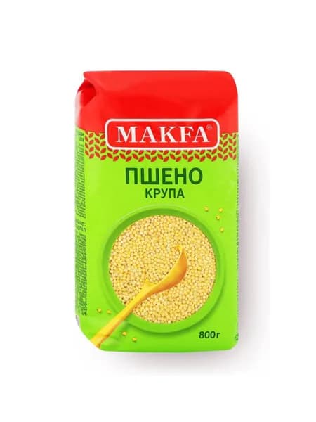 Макфа Пшено Шлифованное, 800гр
