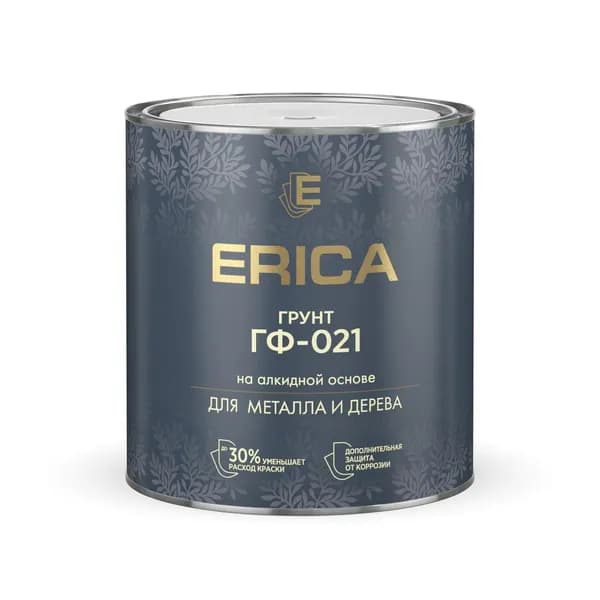 Грунт ГФ-021 Erica, матовый, 2,6 кг, красно-коричневый