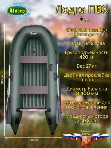 Лодка ПВХ 2(300) V НДНД