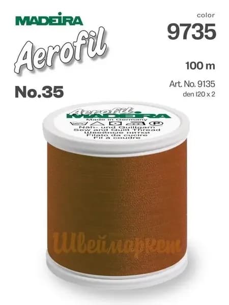 Отделочные нитки Aerofil №35, 100 м, арт.9135