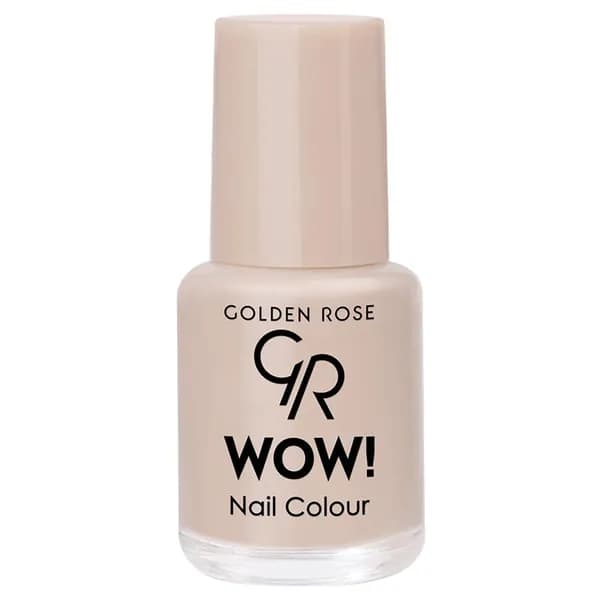 Golden Rose Лак для ногтей бежево-серый WOW, тон 005