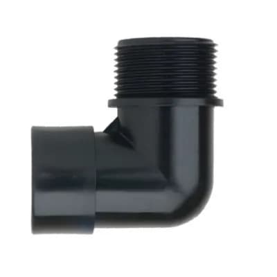 Угол ПНД 3/4"х3/4" наружная резьба - внутренняя резьба, PN10, POELSAN, Турция