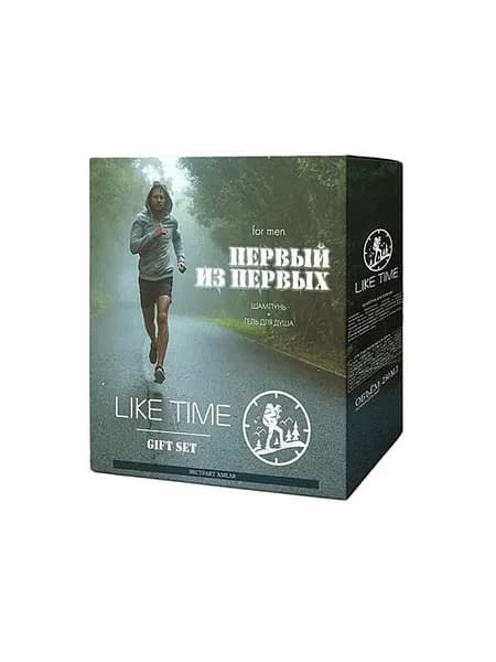 LIKE TIME Подарочный набор Первый из первых: Шампунь для волос 250 мл + Гель для душа 250 мл