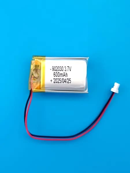 DATAKAM 6 MAX аккумулятор для видеорегистратора 3.7v 600mAh 2 pin 2 провода + разъем фишка (коннектор) (батарея на видеорегистратор универсальная) Терабайт Маркет