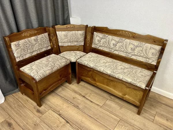 Кухонный уголок массив сосны 180х140