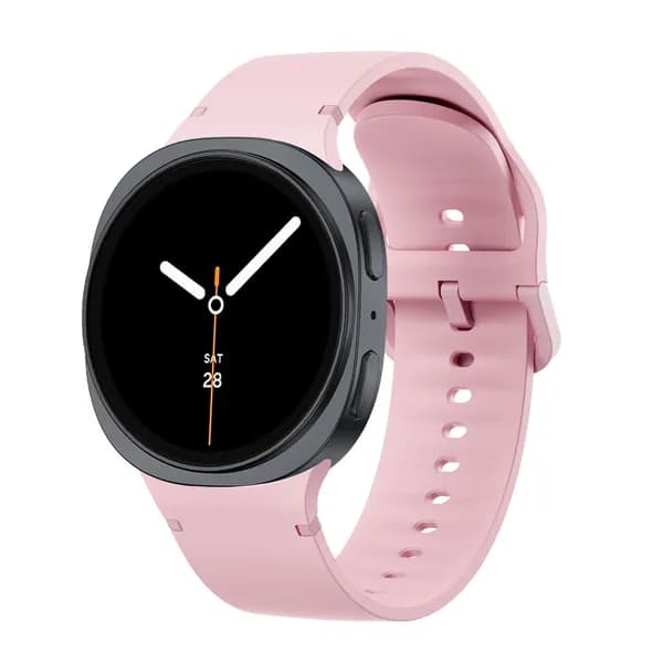 Двухцветный силиконовый ремешок для Samsung Watch 8 40 мм 44 мм, Спортивный ремешок унисекс для Samsung Watch 8Classic 46 мм