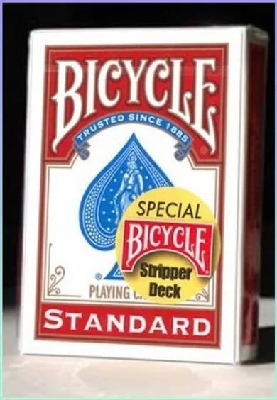 Карты игральные Bicycle Stripper Deck конусная колода для фокусов