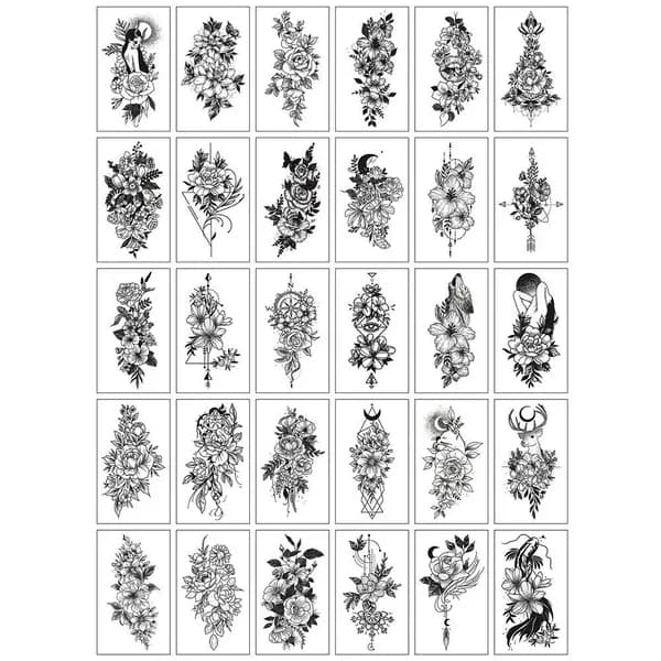 30Pcs/set Стикеры тела