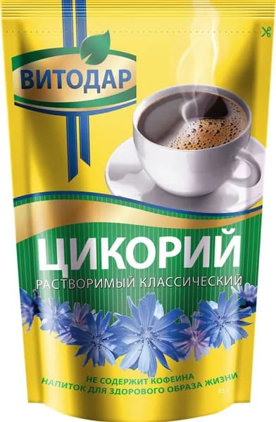 ВИТОДАР Цикорий Растворимый порошкообразный, 85 г.