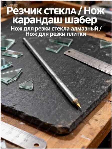 Резчик стекла, нож-карандаш с алмазным покрытием, точная и надежная резка для стекла и плитки