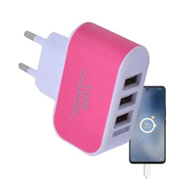 3 порта Compact USB -зарядка