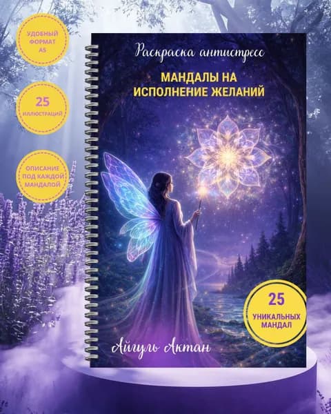 Раскраска "Мандалы на исполнение желаний"