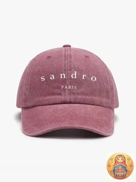 Бейсболка для рыбалки и охоты Стильная кепка с надписью Sandro Paris, универсальная бейсболка для мужчин и женщин, защита от солнца для прогулок и города