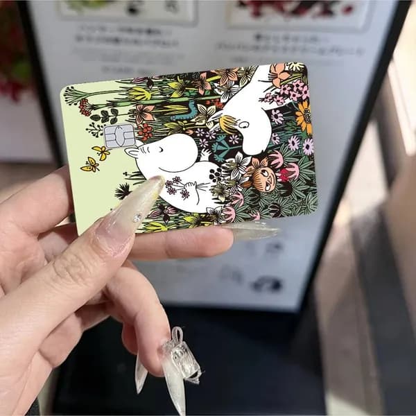 Муми-тролли Moomin Наклейка для банковской карты