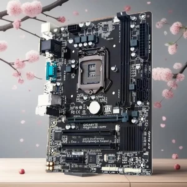 Материнская плата Socket 1151 microATX GA-H110M-S2PV DDR4. Товар уцененный