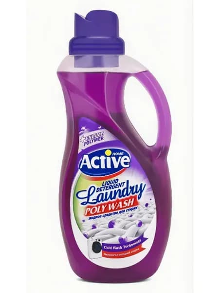 Гель для стирки белья "Poly Wash" Лаванда, 1500 мл