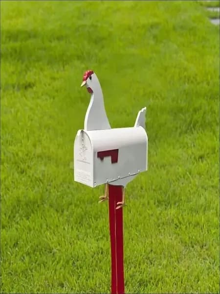 Почтовый ящик 1 секц. 350 мм x 100 мм x 200 мм, белый