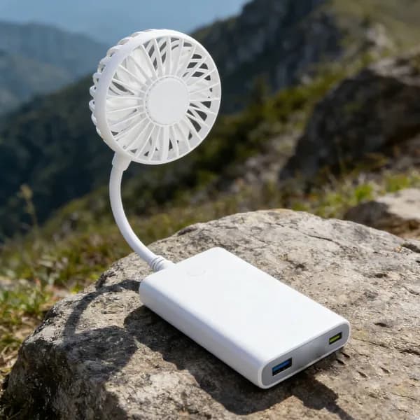 Настольный вентилятор USB-ventilyator, белый
